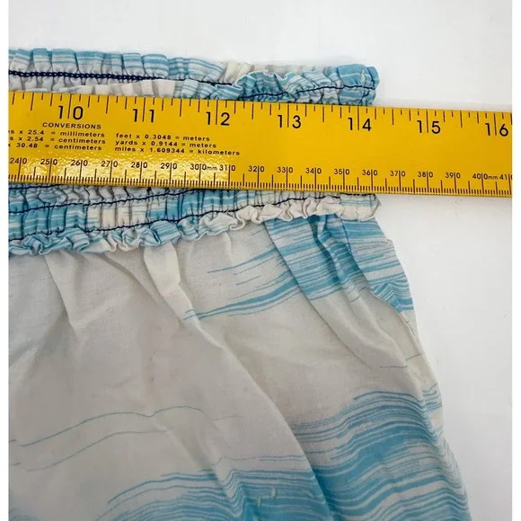 By Eloise Pants Womens Medium Ivory Woodland Animal Print Elastic Anthropologie - Picture 8 of 14